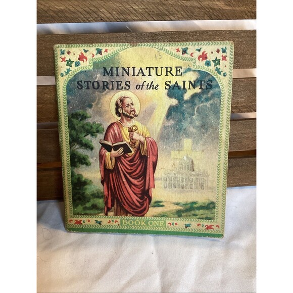 Miniature Stories Of The Saints Book Set One Three & Four 1940s Mini Paperback - Picture 2 of 16